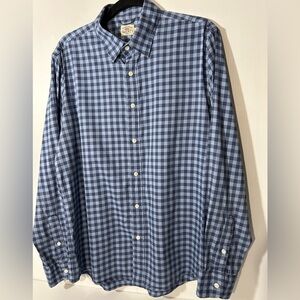 Faherty Movement Button Down Shirt large supima cotton mix